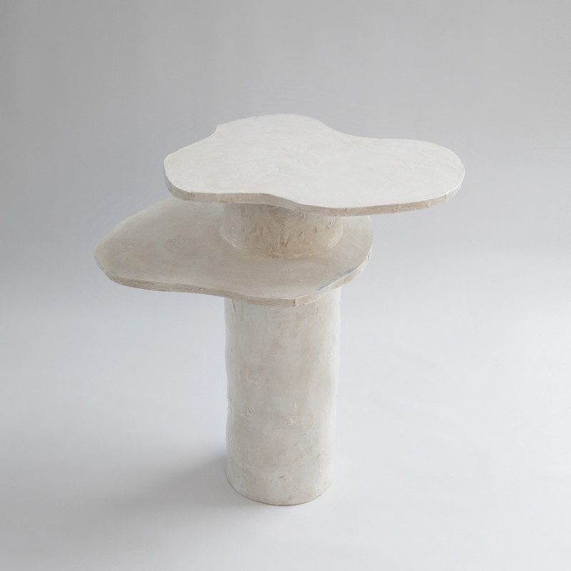 <a href="https://www.galeriegosserez.com/artistes/salomon-celine.html">Céline Salomon</a> - Oronce - Guéridon blanc